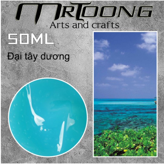Keo tạo hiệu ứng sóng biển, gợn nước cho mô hình tiểu cảnh, sản phẩm epoxy resin
