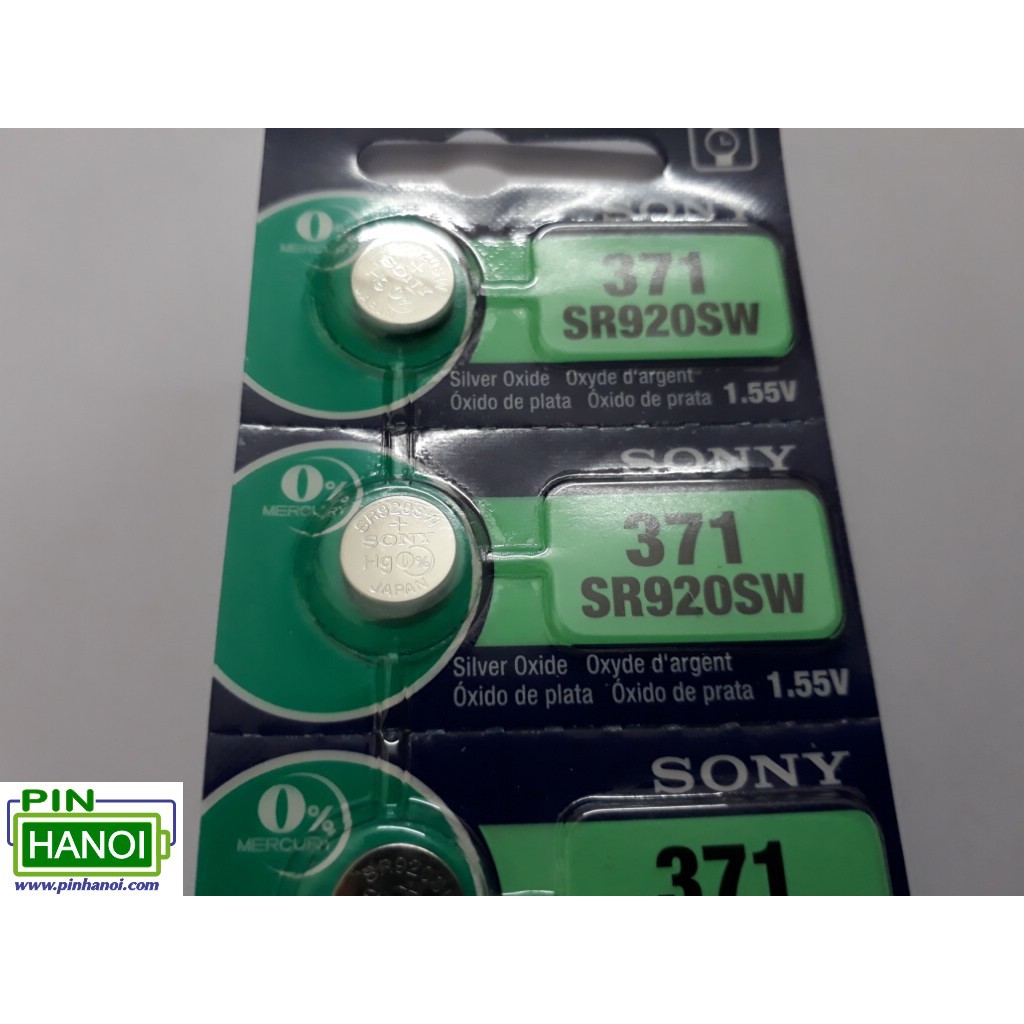 Pin cúc áo Sony Silver Oxide bạc SR920SW – 371 – 370