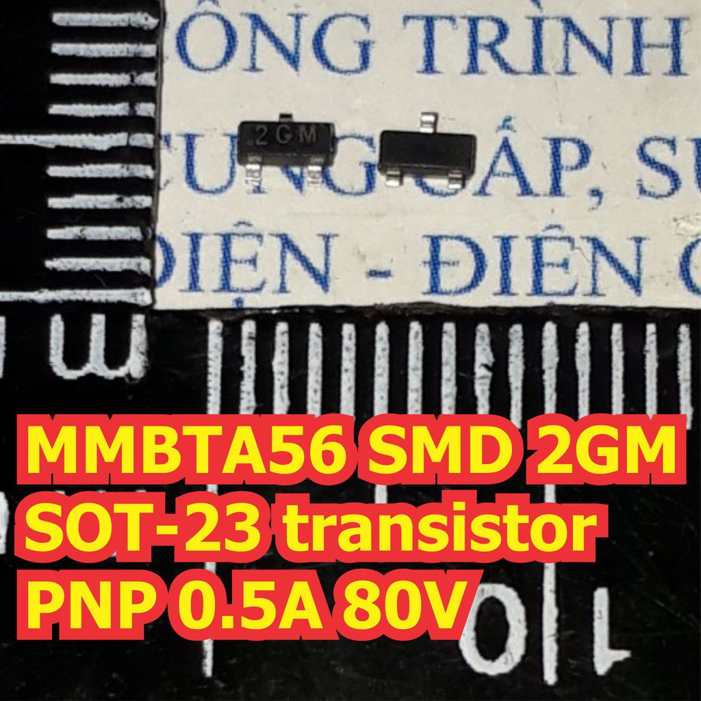 50 con MMBTA56 SMD 2GM SOT-23 transistor PNP 0.5A 80V kde7309