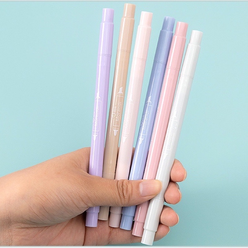 Set 6 Bút Đánh Dấu Nhiều Màu Sắc Dành Cho Học Sinh