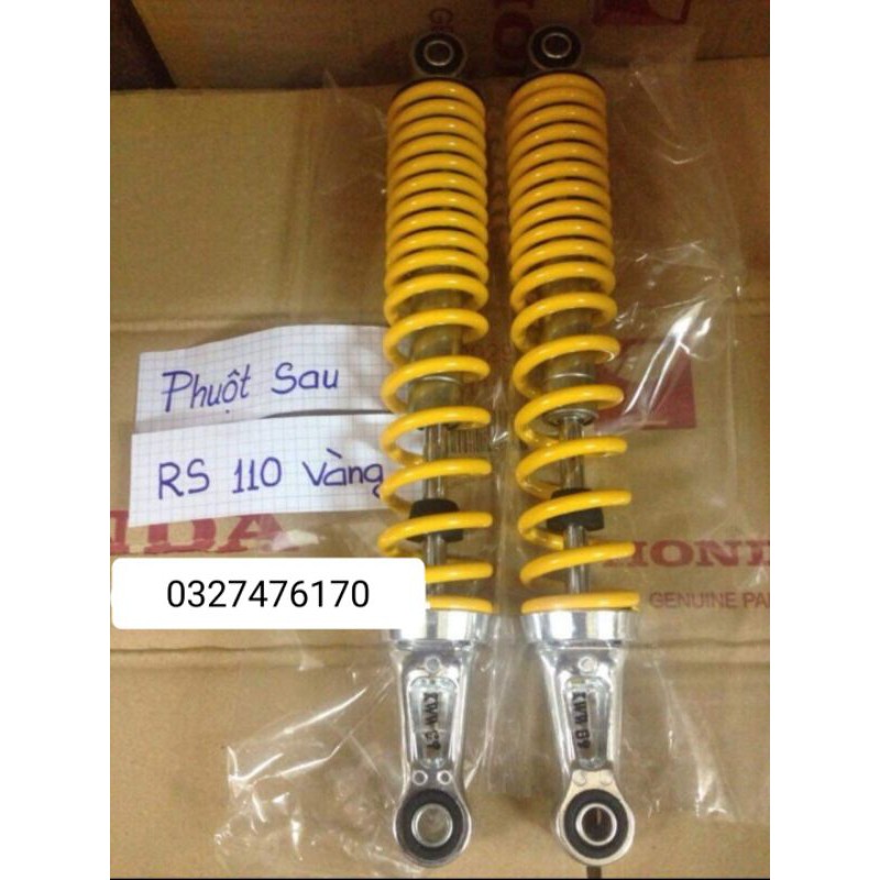 Cặp phuộc nhún giảm sóc sau xe wave RS 110 zin honda