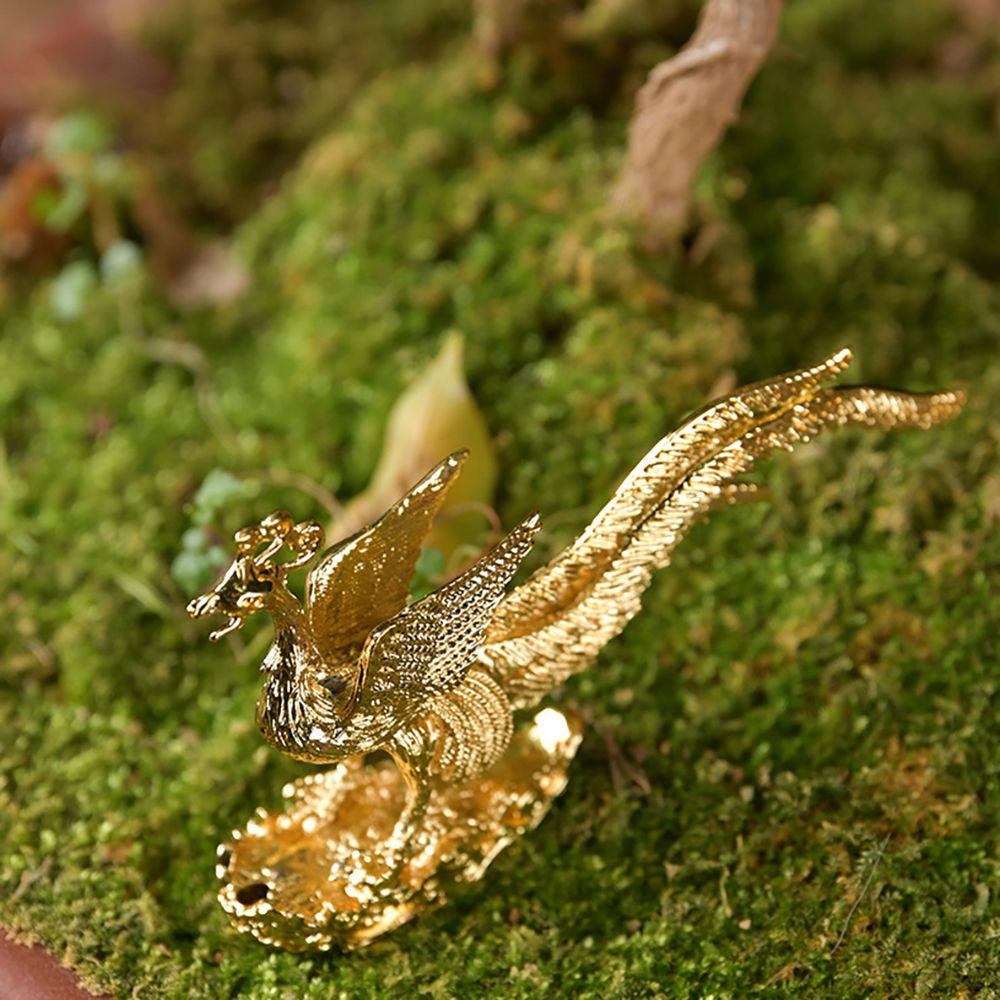 Mô Hình Chim Phượng Hoàng Mini Bằng Hợp Kim Kẽm Tinh Tế|Giá Đỡ Nhang Trầm Hương Cao Cấp Tiện Dụng