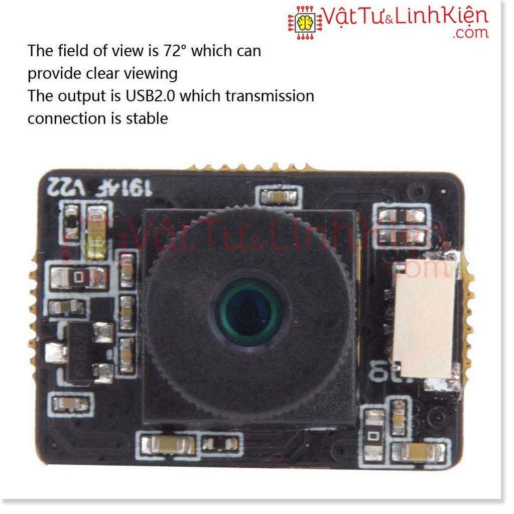 Mô-đun Máy Ảnh USB Chip Mini HD HM2131 Siêu Mỏng 1920X1080 30 Khung Hình/Giây 72 ° Đầu Ra USB2.0 | BigBuy360 - bigbuy360.vn