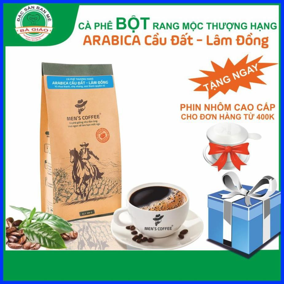 [GIÁ TẠI XƯỞNG] Cà Phê BỘT Men's Coffee - Dòng ARABICA Đặc Sản Cầu Đất - Lâm Đồng