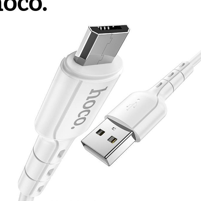 Cáp sạc nhanh và truyền dữ liệu Hoco DU01 USB Micro sạc nhanh 2.4A, dây dẻo chống đứt dài 100cm