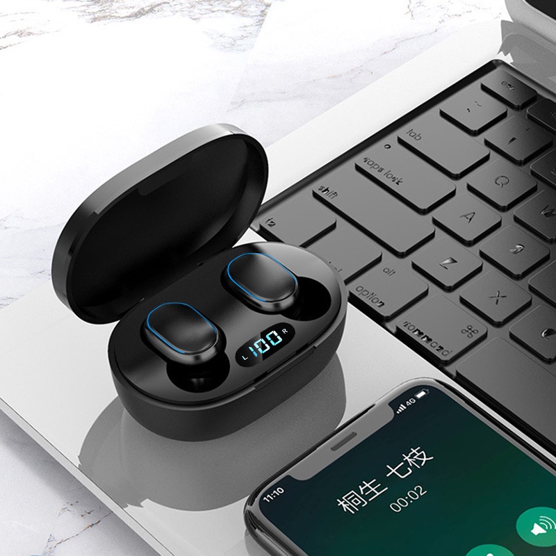 Tai Nghe Nhét Tai E7S Kết Nối Bluetooth 5.0 Chống Thất Lạc Cho Điện Thoại Thông Minh
