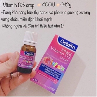 [ÚC] OSTELIN VITAMIN D3 CHO BÉ