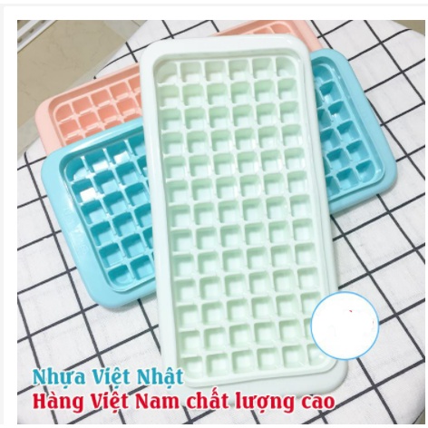 Khay đá nhựa dẻo – Khay đá có nắp, trữ đồ ăn dặm cho bé – Khuôn thạch rau câu – Khay đá hình bi tròn, mặt cười