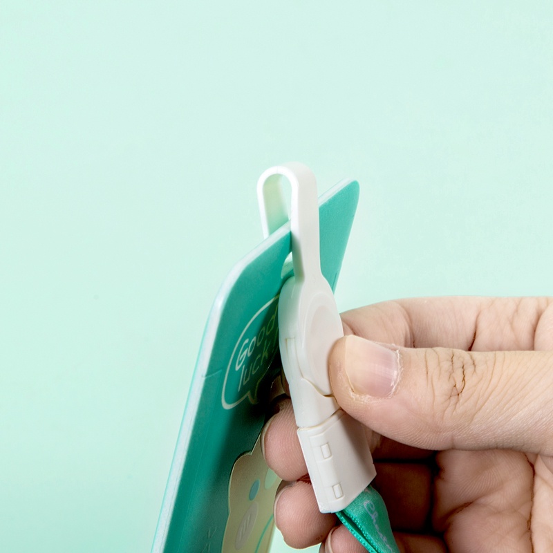 Bộ mặt thẻ dọc + dây cute  GuangBo 11x3.8x0.3 cm - 1 chiếc  - 2 màu Mio Squirrel đáng yêu H05900