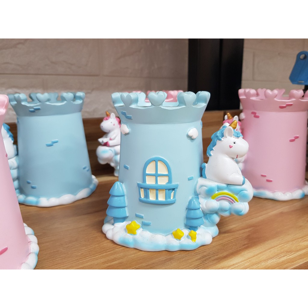 Giỏ cắm bút unicorn