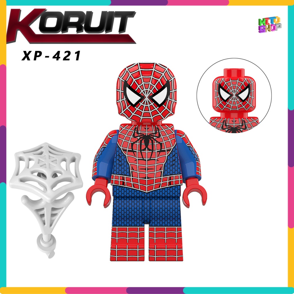 Xếp Hình Lắp Ráp Minifigures Người Nhện Marvel Doctor Octopus Green KT1055