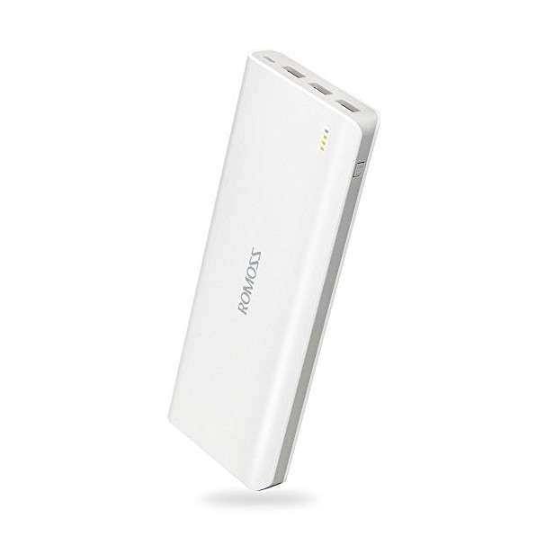 Pin Sạc Dự Phòng Romoss Sense 9 25000Mah 3 Cổng Sạc (Trắng)