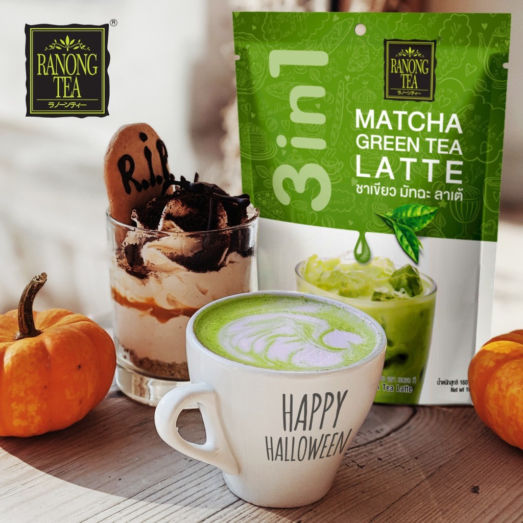 Trà Sữa Thái Ranong Matcha Green Tea Latte Hòa Tan