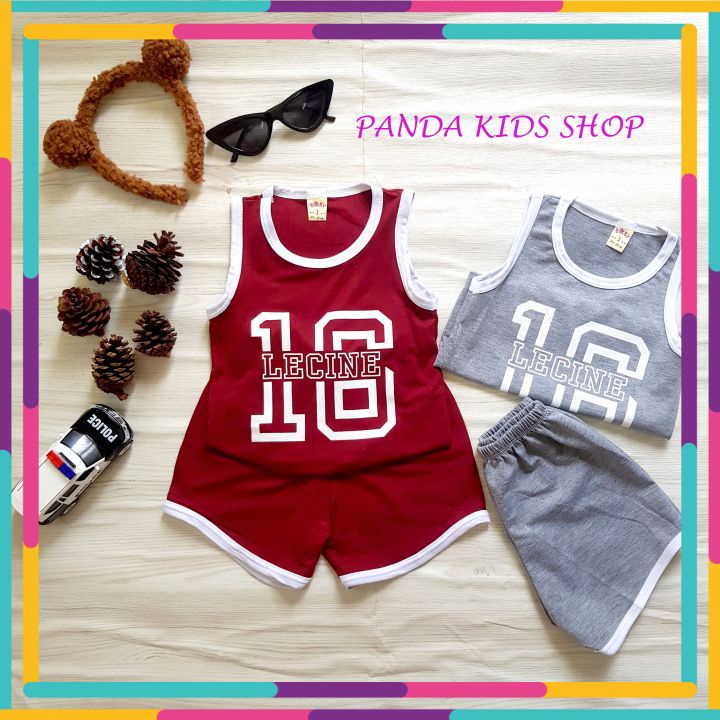 Bộ Ba Lỗ Hình Số Chất Cotton Cực Cool Cho Bé Trai BL024