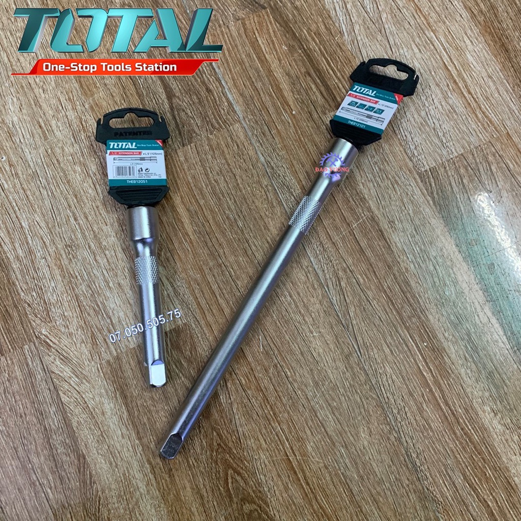 Đầu nối tuýp 1/2" TOTAL THEB12051 - 127mm | THEB12101 - 254mm | Thanh nối tuýp 1/2 inch
