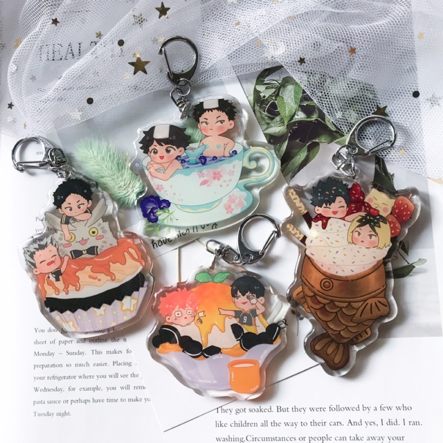 Móc khóa HAIKYUU (Dessert Ver.)