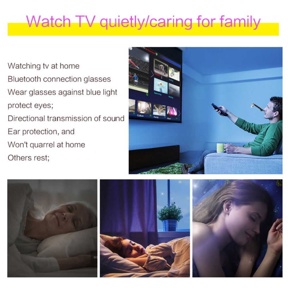 Kính Mát Thông Minh Lenovo Kết Nối Bluetooth 5.0 Tích Hợp MIC Chất Lượng Cao