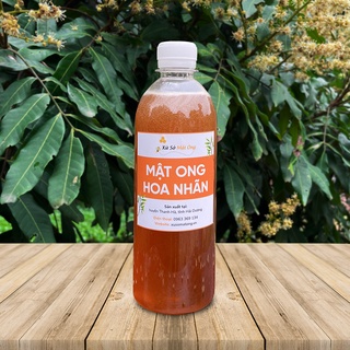 Mật ong hoa nhãn nguyên chất 500ml - xứ sở mật ong