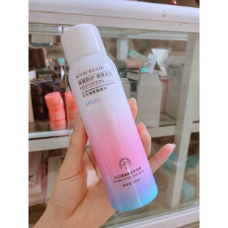Kem xịt trắng nâng tone body, Maycreate Spring 150ml dưỡng ẩm hỗ trợ che khuyết điểm makeup