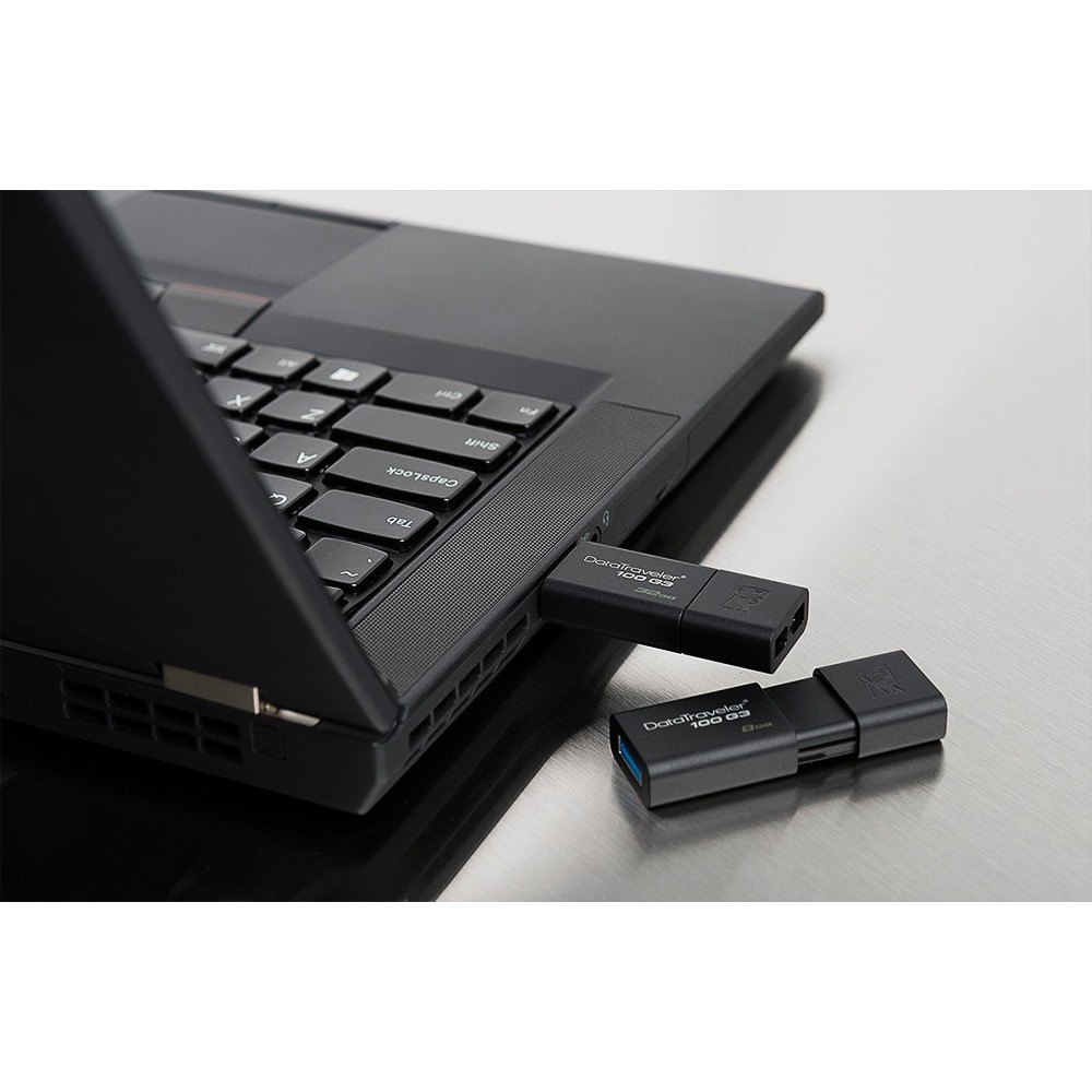 USB Kingston DT100G3 32GB / 64GB nắp trượt tốc độ upto 100MB/s - Hãng phân phối chính thức