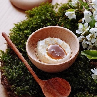 Muỗng Thìa gỗ tròn lệch trái/phải trang trí