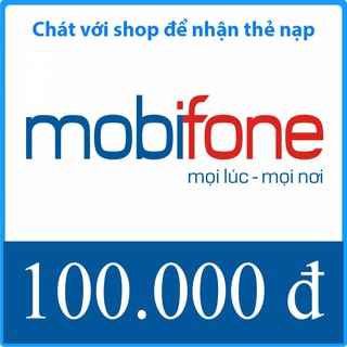 Thẻ MOBIFONE 100k