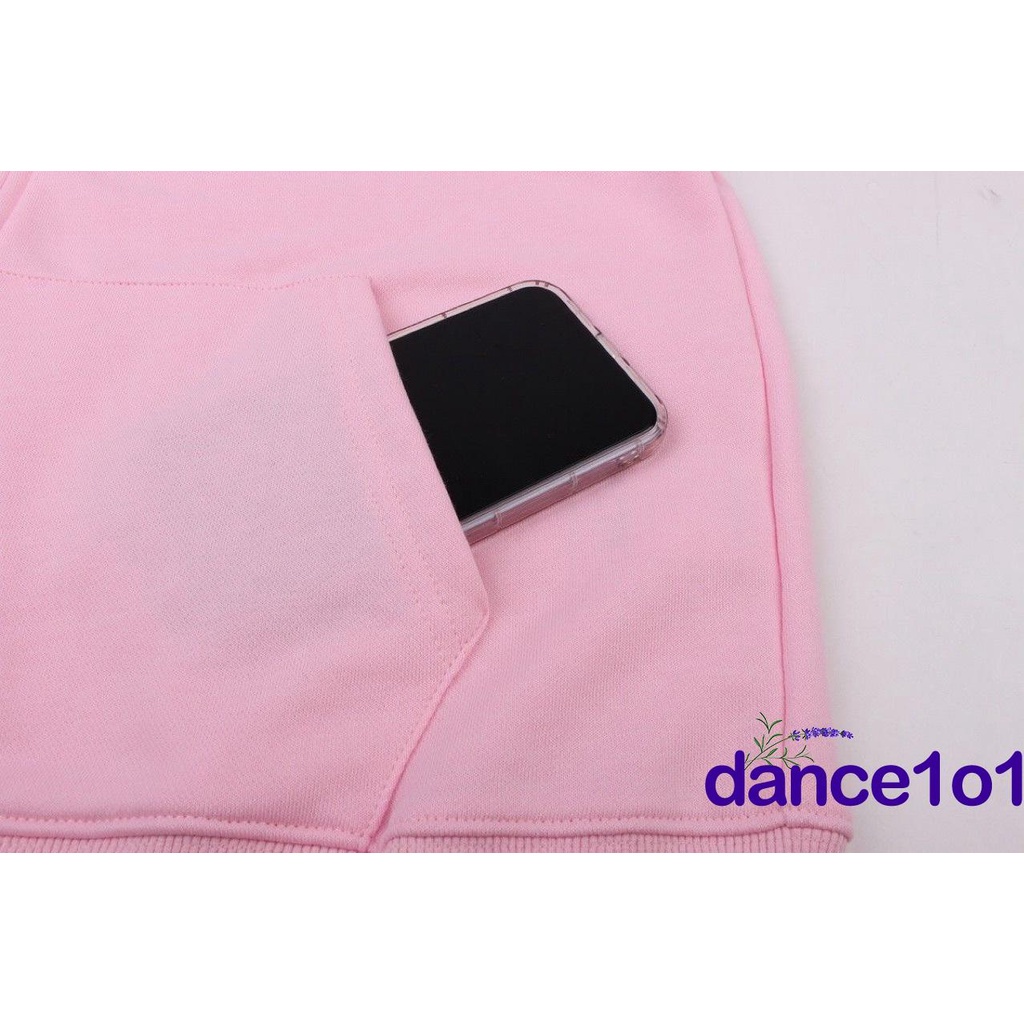 Áo Hoodie Tay Dài Dáng Rộng Có Khóa Kéo In Chữ Sáng Tạo