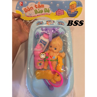 [Hàng Việt Nam] Đồ chơi thau tắm Búp bê cỡ trung
