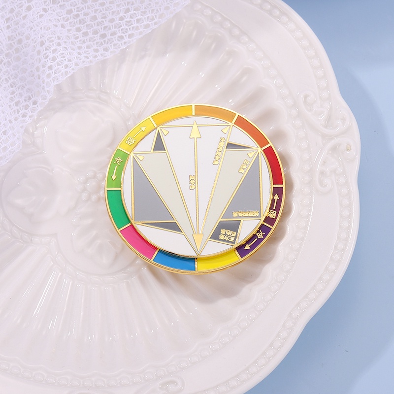 Trâm Cài Áo Xoay Tròn Vui Nhộn Cho Bạn Bè