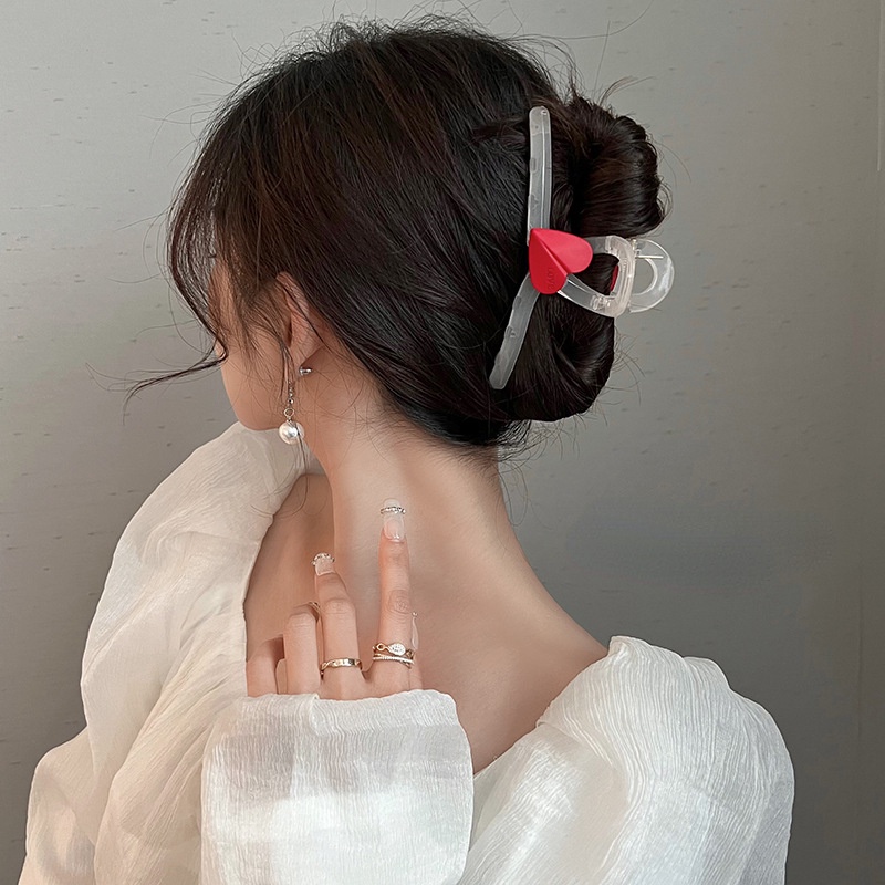 Love grab Kẹp Tóc Hình Cá Mập Lớn Thời Trang Mùa Hè Mới Cho Nữ