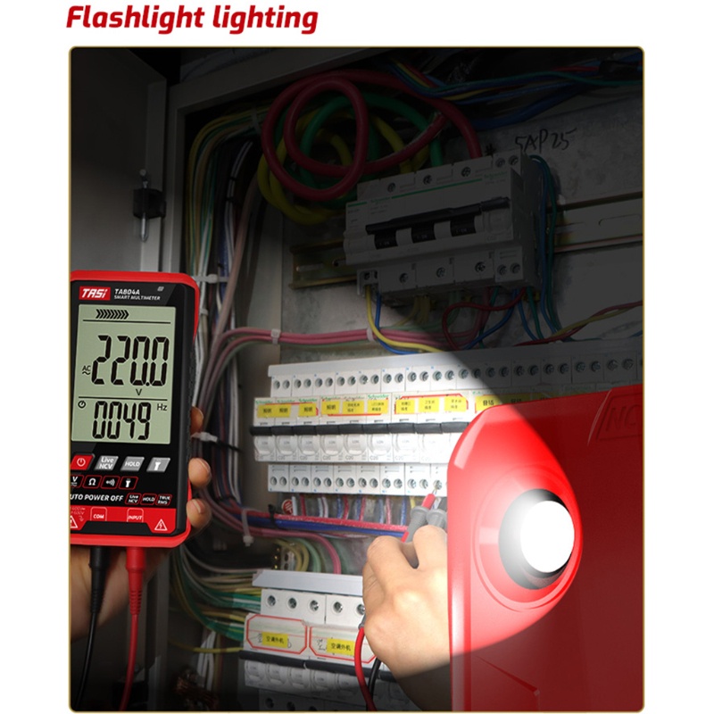 Máy Kiểm Tra Điện Áp TA804A 6000 Hiển Thị Màn Hình LCD Nhiều Màu Sắc