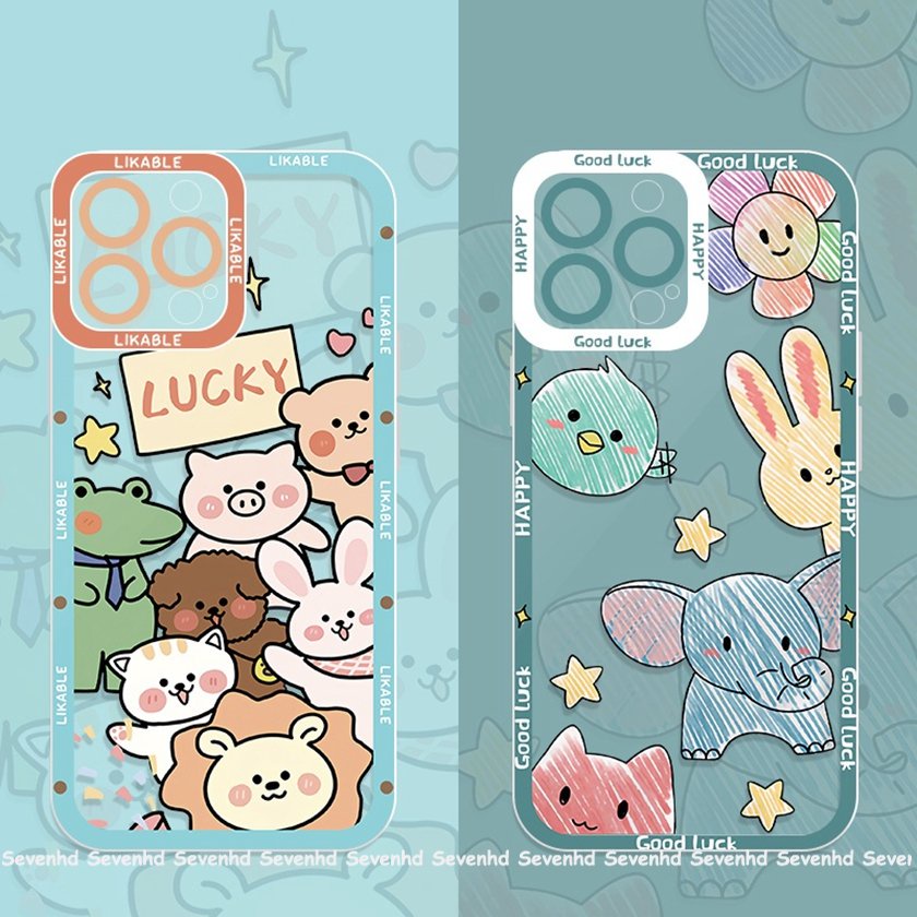 Ốp Điện Thoại Họa Tiết Hoạt Hình Đôi Mắt Thiên Thần Kiểu Graffiti Cho iPhone 14 13 12 11 Pro Max SE2020 X XR Xs Max 7 8 6 6s Plus