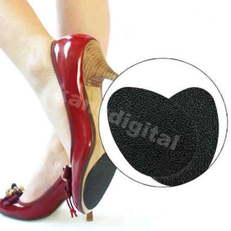 HAN❀ 5 Pairs Anti-Slip Shoes Heel Sole Grip Protector Non-Slip CushionPads