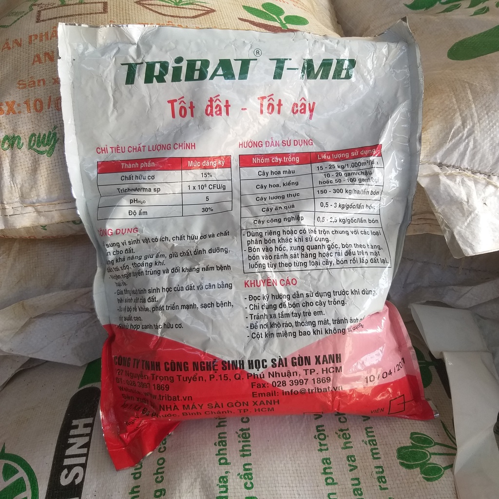 Phân hữu cơ vi sinh TRIBAT T-MB 2kg