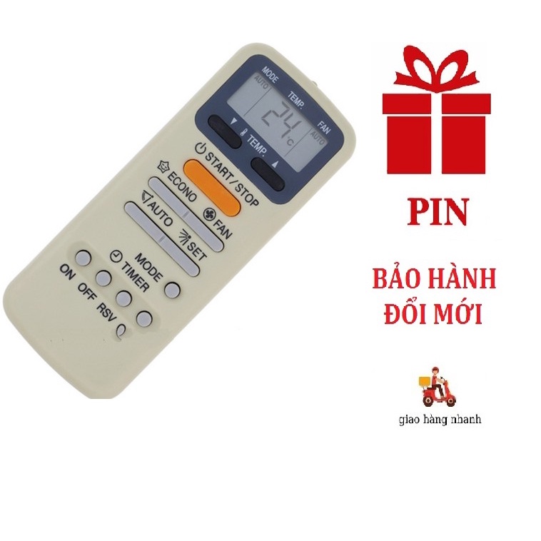 Remote máy lạnh Toshiba 2 chiều  - TẶNG KÈM PIN, BẢO HÀNH ĐỔI MỚI