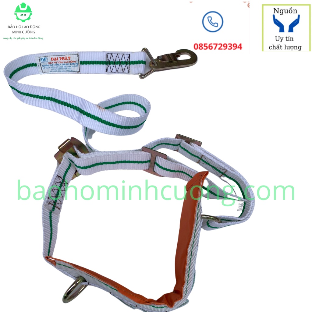 DÂY AN TOÀN A4 MÓC TO VÀ MÓC NHỎ , DÂY ĐAI BẢO HỘ LAO ĐỘNG TRÊN CAO