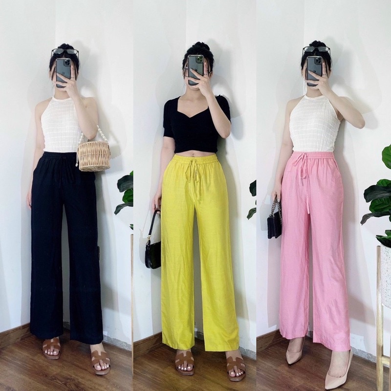 Quần đũi ống sớ cạp chun