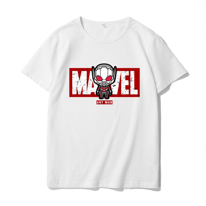 Marvel Ant-Man T-shirt For Men Women Black White Tees S-4XL Sizes Round Neck Unisex T Shirt Tops