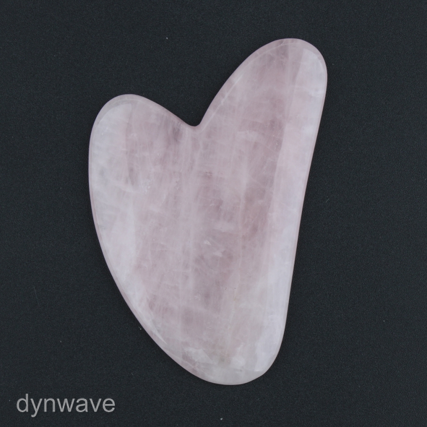 [DYNWAVE] Gua Sha Board for Facial Skincare, 100% Natural Crystal Stone GuaSha Tool for Anti-Aging, Anti-Wrinkles, Lifting Your Face, Iymphatic Drainage