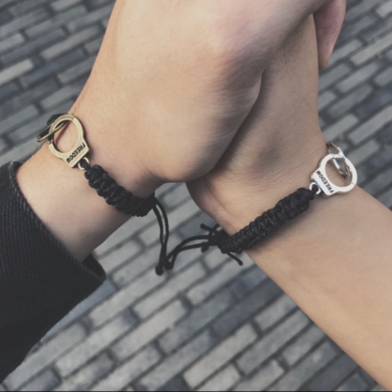 Vòng Đeo Tay Kiểu Hip-Hop Retro Cho Các Cặp Đôi