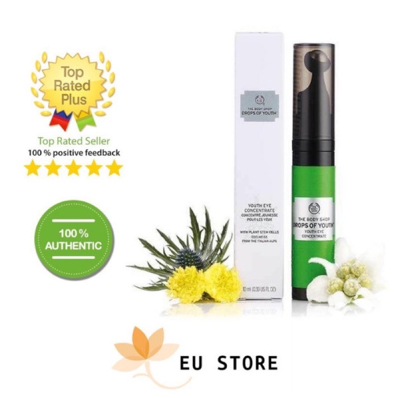 Dưỡng Mắt Chống Nhăn Drops Of Youth Eye Concentrate The Body Shop 10ML