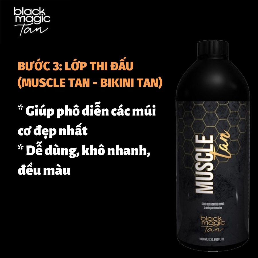 Base Tan - Lớp Nền Màu Tan Thi Đấu Thể Hình Dành Cho Vận Động Viên Của Hãng Black Magic Tan