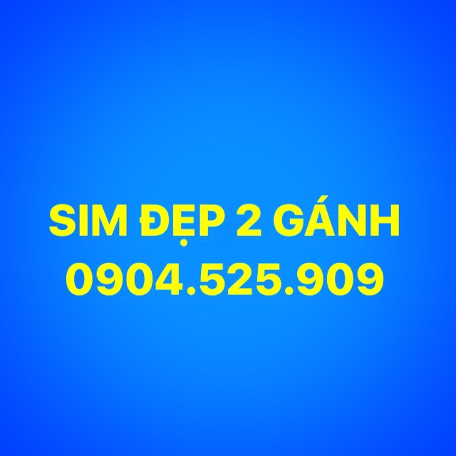 SIM ĐẸP 2 GÁNH MOBIFONE