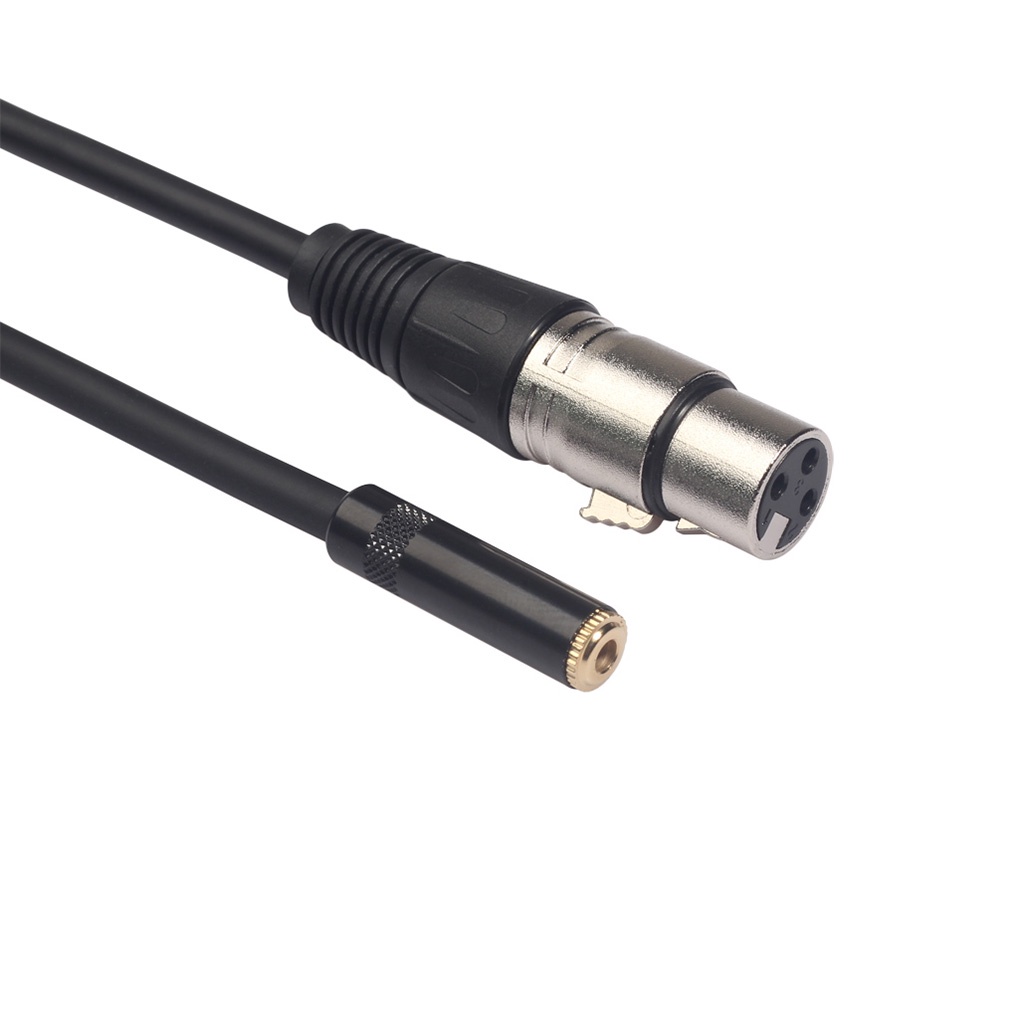 [Coco] 3 5mm Jack to XLR Cable Female to Female Professional Audio Cable Microphones Speakers Sound Consoles Amplifier