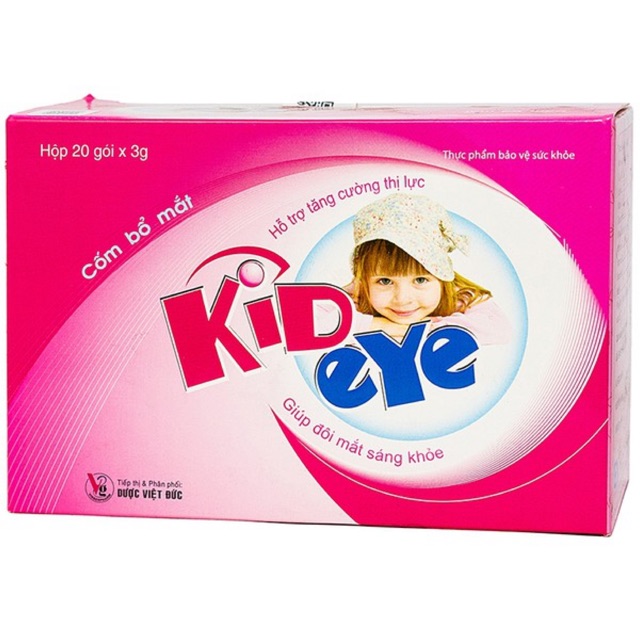 kideye cốm bổ mắt hộp 20 gói kid eye