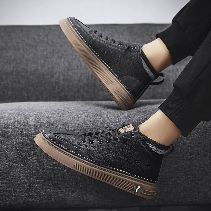 Giày Thể Thao Da Cao Su Thời Trang Xuân Thu 2022 Cho Nam