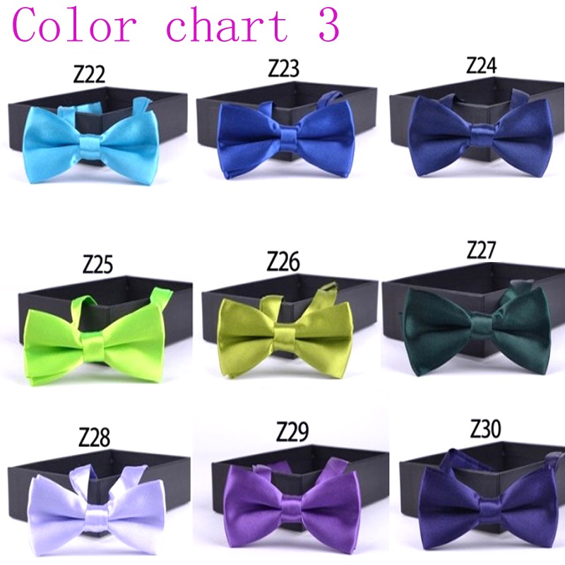 Nơ Đeo Cổ 10cm * 5cm Màu Đen / Trắng / Xanh Dương / Đỏ Dành Cho Trẻ Em