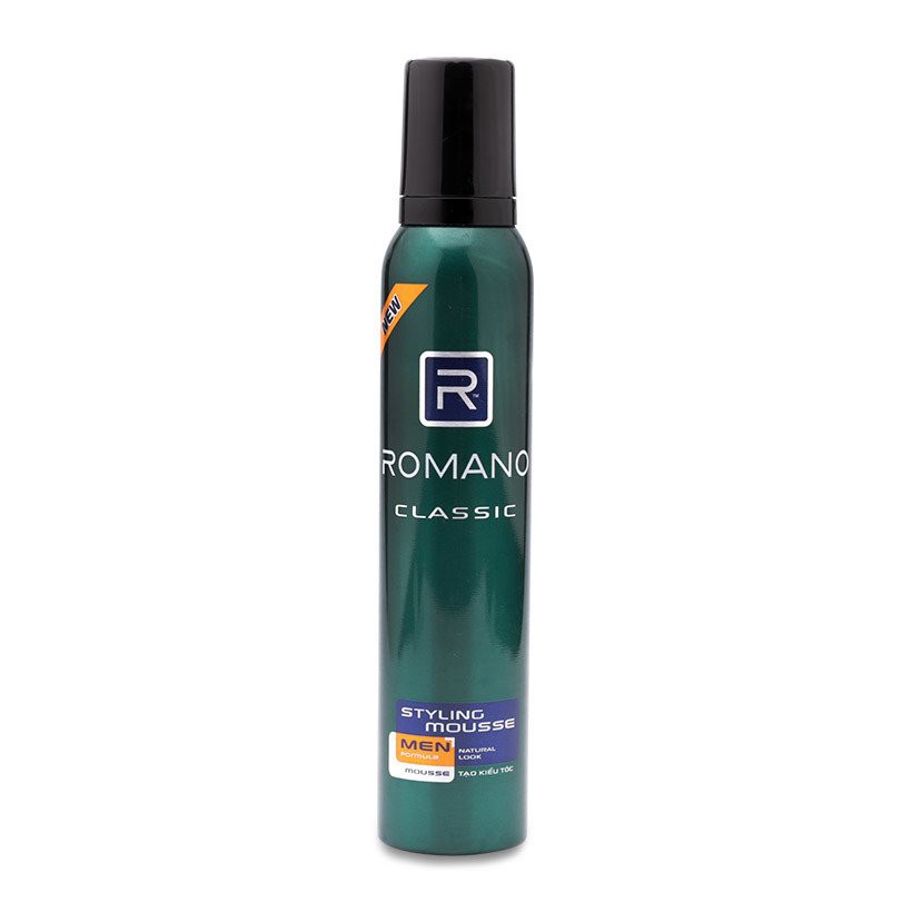 Mousse tạo kiểu tóc nam Romano Classic 175g