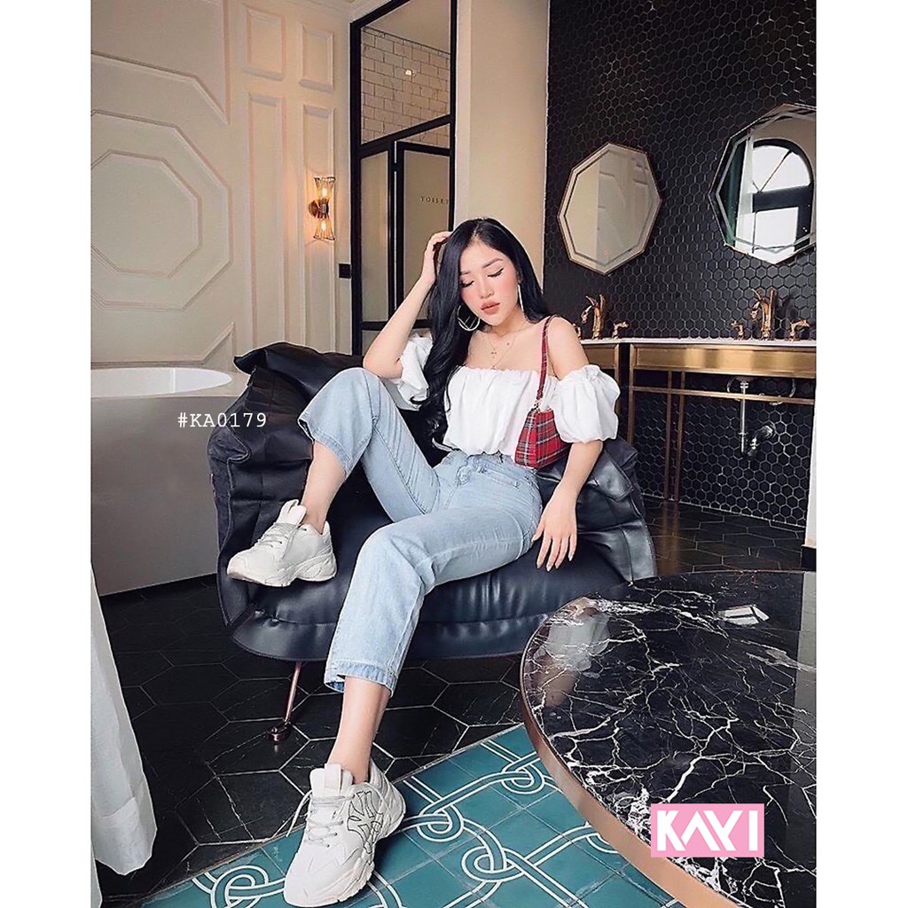 [Mã FAMAYWA giảm 10K đơn 50K] Áo croptop bí - A014