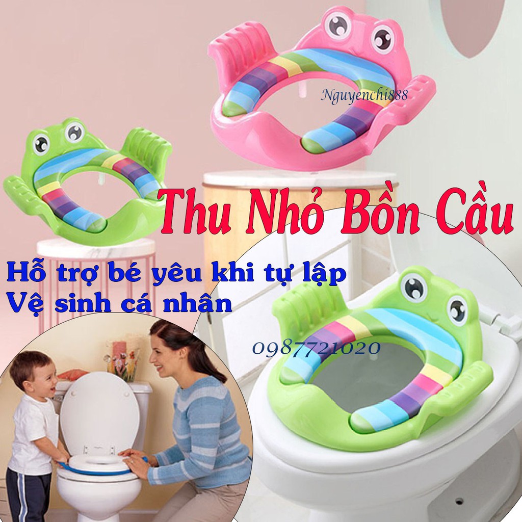 Chuyên sỉ| THU NHỎ BỒN CẦU CÓ TAY CÓ TAY VỊN| Lót bồn cầu ếch| Bô ếch Gắn tường